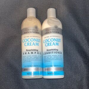 New Renpure Advanced Coconut Cream Shampoo and Conditioner 16fl oz